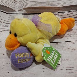Easter Duck Plush With Egg Walmart NWT